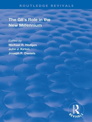 cover image of The G8's Role in the New Millennium